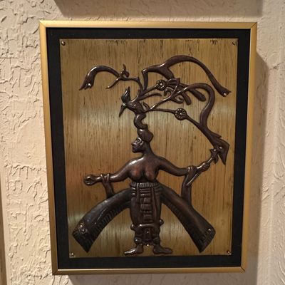 Sale Photo Thumbnail #120: Mid-Century Modern Brutalist Metal Wall Art