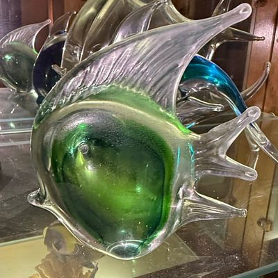 Sale Photo Thumbnail #495: Mid-Century Modern Murano-Style Art Glass Fish