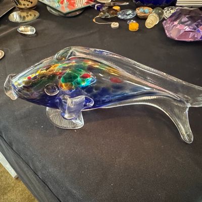 Sale Photo Thumbnail #538: Murano Art Glass Fish Sculpture