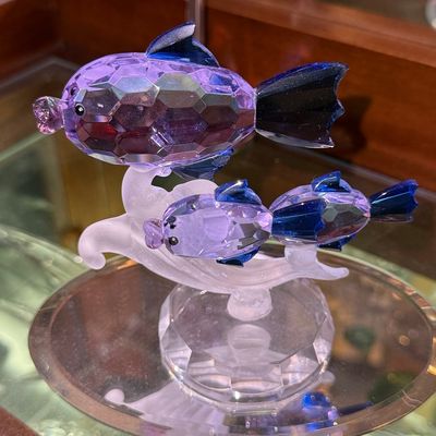 Sale Photo Thumbnail #131: Swarovski Crystal Paradise 'Doctorfish' Couple Figurine