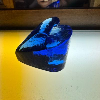 Sale Photo Thumbnail #231: Kosta Boda 'Heart' Glass Sculpture by Kjell Engman