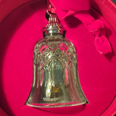 Sale Photo Thumbnail #635: Waterford Crystal Lismore Bell Ornament
