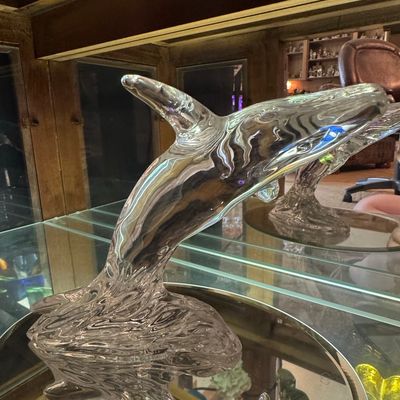 Sale Photo Thumbnail #319: Waterford Crystal Humpback Whale Figurine