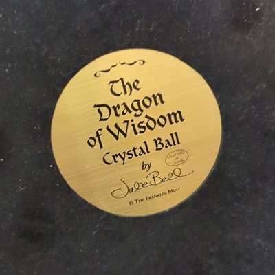 Sale Photo Thumbnail #306: The Dragon of Wisdom Crystal Ball by Julie Bell
