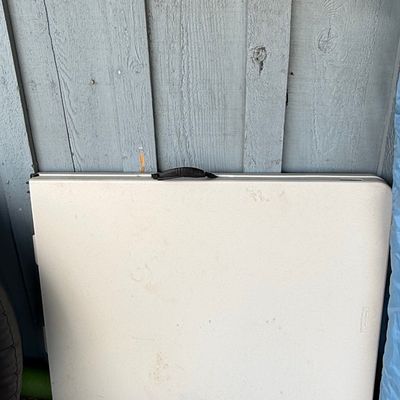 Sale Photo Thumbnail #628: Lifetime 6-Foot Fold-in-Half Folding Table
