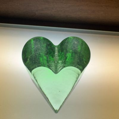 Sale Photo Thumbnail #542: Kosta Boda 'Heart' Paperweight by Anna Ehrner