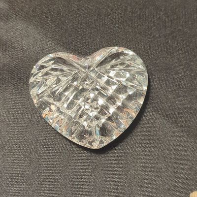 Sale Photo Thumbnail #783: Waterford Crystal Heart Hand Cooler