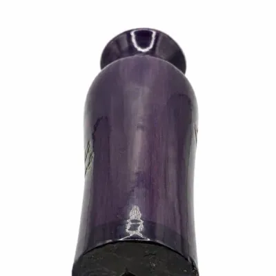 Purple-glazed Flared-rim Vase