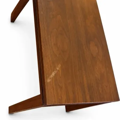 Pair Of Coordinating Wood-tone Side Tables