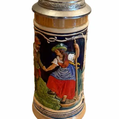 Three Beer Steins Including 1999 Budweiser