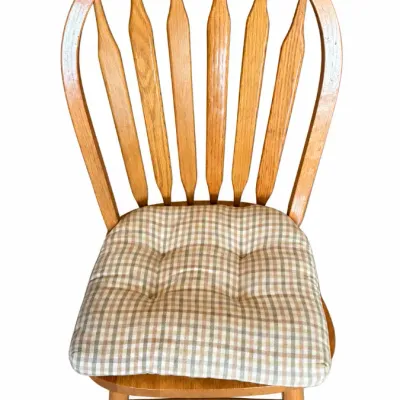 Oval Extension Dining Table, Four Leaves And Six Spindle-back Chairs