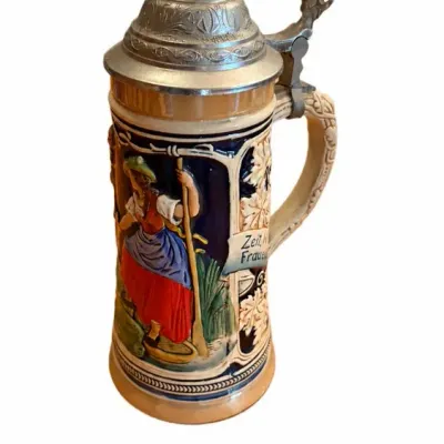 Three Beer Steins Including 1999 Budweiser