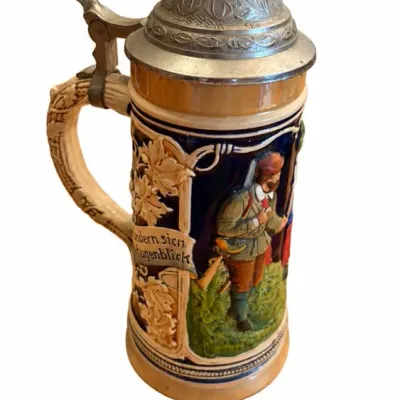 Three Beer Steins Including 1999 Budweiser