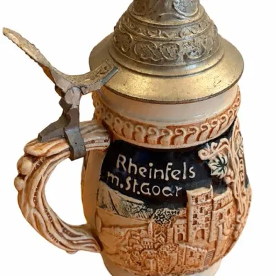 Three Beer Steins Including 1999 Budweiser