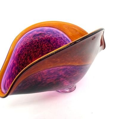 Victor Chiarizi “ Gondala” glass sculpture , 9 x 19”.