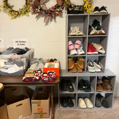 Sale Photo Thumbnail #4: Assorted shoes, slippers, and baby footwear priced to move! 