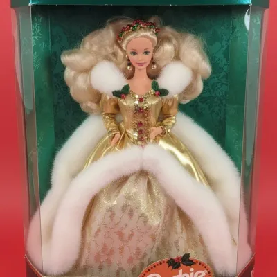 Sale Photo Thumbnail #5: 1994 Happy Holidays Barbie (special edition)