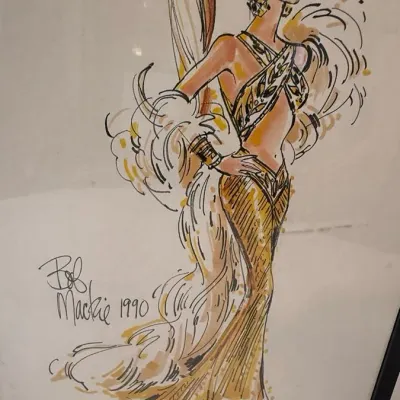 Sale Photo Thumbnail #17: 1990 Bob Mackie Gold Barbie Doll 