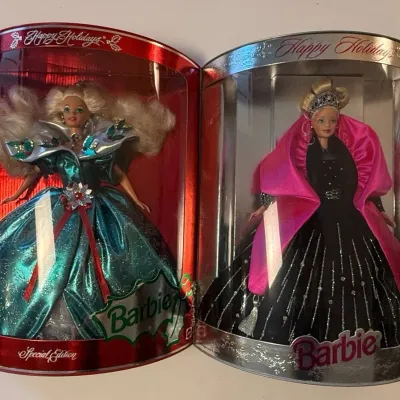 Sale Photo Thumbnail #11: Assorted Mattel Happy Holidays Barbie 