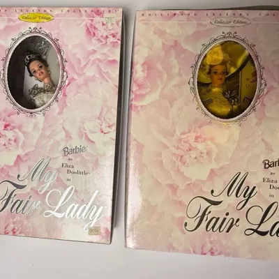 Sale Photo Thumbnail #13: 1995 Mattel Hollywood Legends Collection My Fair Lady Barbie Dolls 