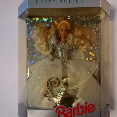 Sale Photo Thumbnail #10: Assorted Vintage Mattel Happy Holidays Barbie Dolls 