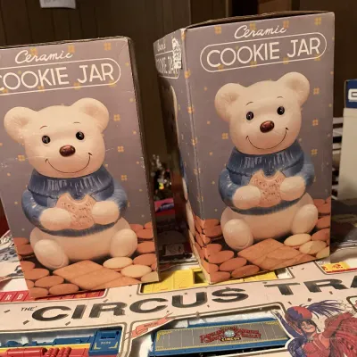 ?? **Teddy Bears & Cookie Jars, Oh My!** How adorable are these?! A collection of charming teddy bear cookie jars, some still in...