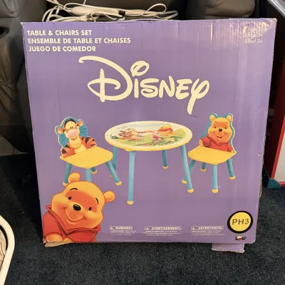 ?? **Oh, Bother! Look What We Found!** This adorable Disney Winnie the Pooh children's table and chairs set is still in its original...