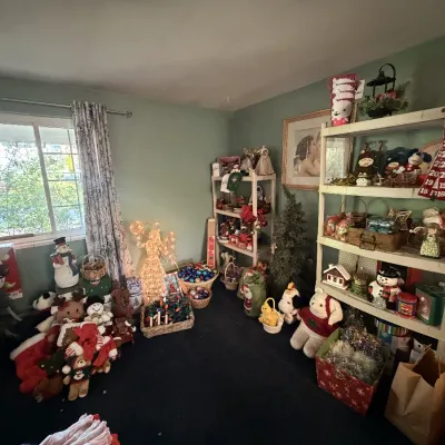? **Christmas lovers, this corner is just the beginning!** A sneak peek at the incredible collection of holiday treasures tucked away in...