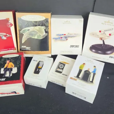 Sale Photo Thumbnail #94: Sw174 hallmark christmas ornaments star trek 2