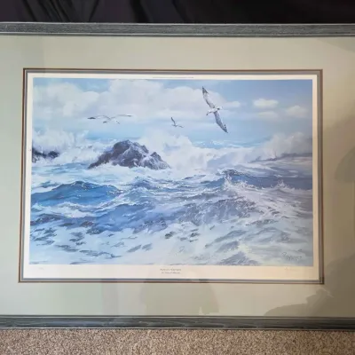 Sale Photo Thumbnail #66: Sw146 play at noon framed limited ed print by violet parkhurst