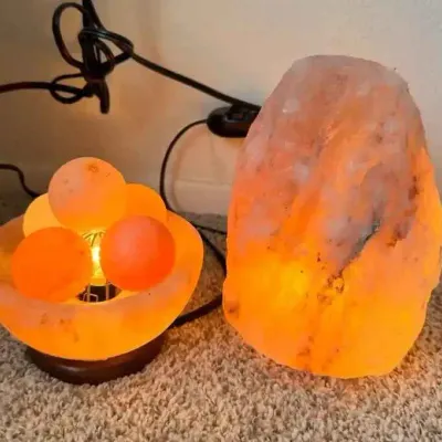 Sale Photo Thumbnail #149: Sw246 himalayan salt lamp set