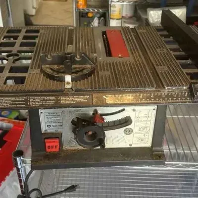 Sale Photo Thumbnail #16: Sw287v rockwell tabletop table saw