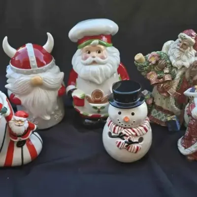 Sale Photo Thumbnail #132: Sw227 fitz and floyd sleigh bell christmas