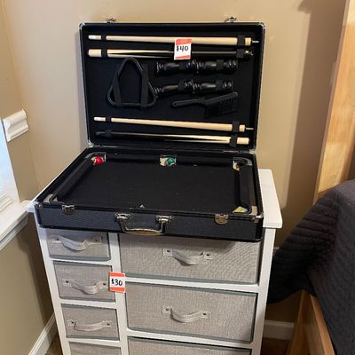 Sale Photo Thumbnail #13: Portable pool table and funiture