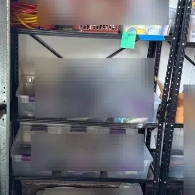 Metal Storage Rack with 5 Slhelves Lot A, (contents not included)