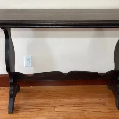 Wood Rectangular Entryway Table, 48” x 16” x 30”