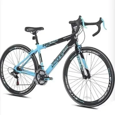 Sale Photo Thumbnail #61: Ozone 500 RS 3000 road bike in light blue and black with Shimano components.