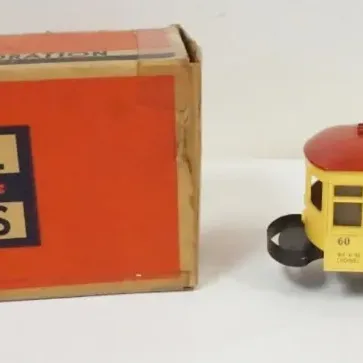 Sale Photo Thumbnail #141: 1141	LIONEL TRAINS NO 60 TROLLEY																																																																																																																																																																																																																															