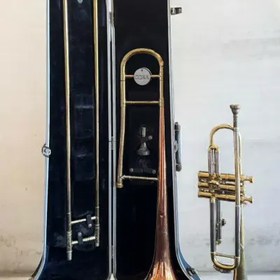 Vintage Brass Instruments: 1980s C.G. Conn Trombone & Vintage Oxford Trumpet 