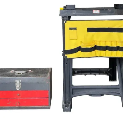 Ultimate Starter / Homemaker Hand Tool Bundle – Vintage PennCraft 2-Drawer Toolbox & 50+ Tools