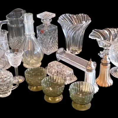 Vintage & Lead Crystal – Mikasa "Belle Epoque", Bohemia, French Decanter & More!