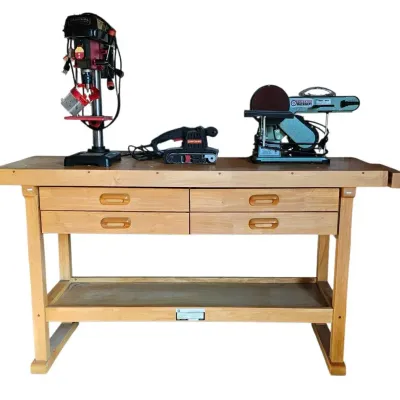 Ultimate Stationary Shop Power, Sanding & Workbench Package