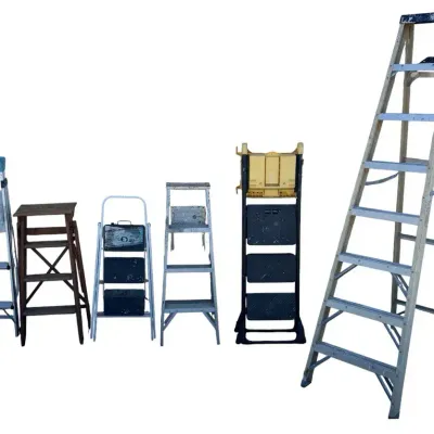 Complete 6-Piece Heavy-Duty Ladder & Step Stool Collection