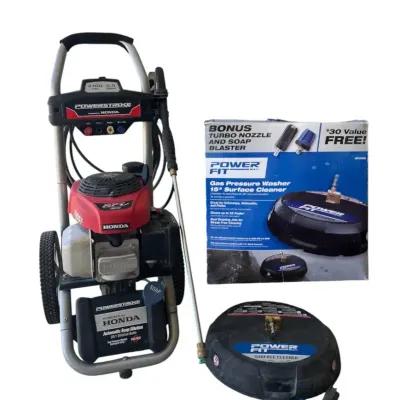 Honda Power Stroke 3100 PSI Pressure Washer + Power Fit Surface Cleaner – Clean And Reliable