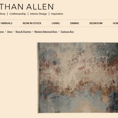 Sale Photo Thumbnail #19: Ethan Allen Toulouse 8x10
 area rug