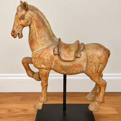 Sale Photo Thumbnail #45: Pottery Barn Horse Sculpture 