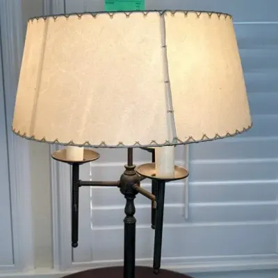 Metal Base Table Lamp with 3 Lights,16” x 29 1/2”
