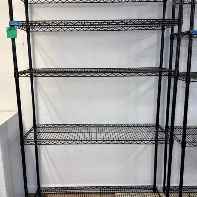 Metal Storage Rack with 5 Shelves, Lot A, 48” x 18” x 75”