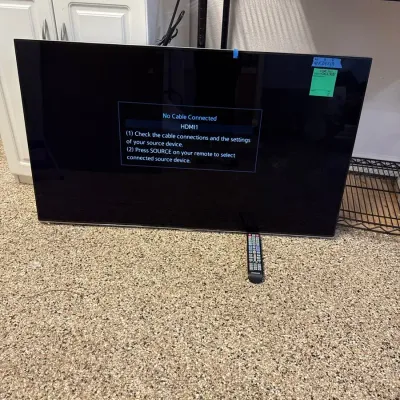Samsung 48” TV with connectors for Wall Installation