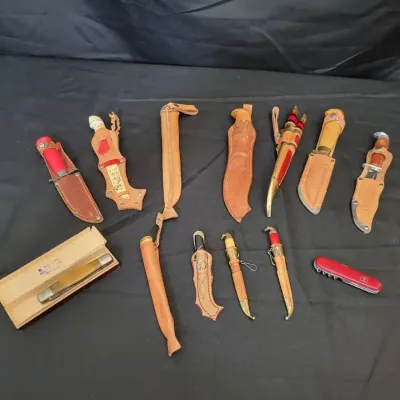 Vintage Knife Collection | Finnish Puukko, Hunting Knives, Swiss Army & More